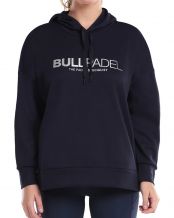 SUDADERA BULLPADEL UBATE AZUL MARINO MUJER