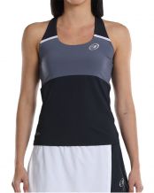 CAMISETA DE TIRANTES BULLPADEL USELO NEGRO MUJER