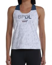 CAMISETA TIRANTES BULLPADEL DILOS BLANCO