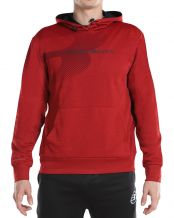 SUDADERA BULLPADEL JAQUE ROJO