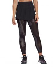 ADIDAS NY 2 IN 1 LEGGINGS DONNA GRIGIO NERO