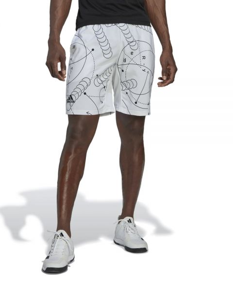 ROPA DE PADEL HOMBRE Pantalon Corto Adidas Club Blanco