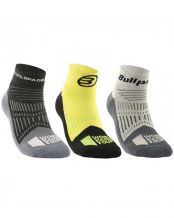 PACK 3 CALCETINES BULLPADEL MULTICOLOR