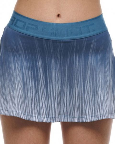 TEXTIL Falda Drop Shot Isora Azul Blanco Mujer