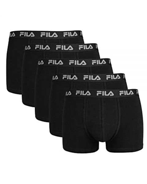 ACCESORIOS Pack 5 Boxer Fila Negro