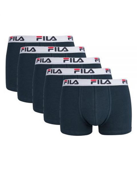 ACCESSOIRES Pack De 5 Boxers Fila Bleu Marine