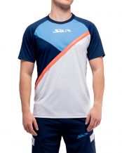 CAMISETA SIUX COLOR BLOCK AZUL BLANCO