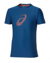 T-SHIRT BLU GRAFICA ASICS