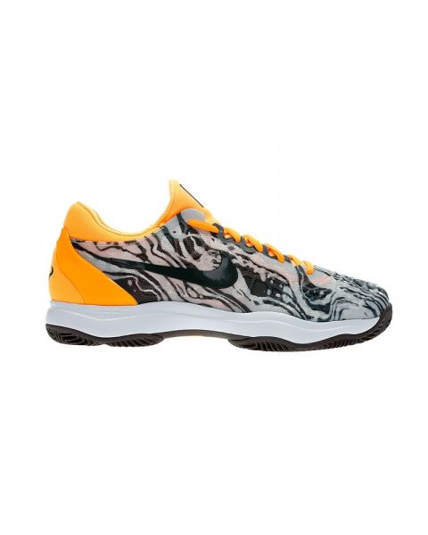 Nike Air Zoom Cage 3 Clay Blanco Negro Amarillo - Óptima transpirabilidad