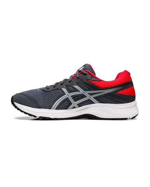 asics gris rouge