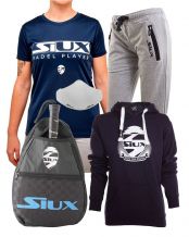 PACK EQUIPACIN SIUX MUJER, BANDOLERA SIUX S-BAG AZUL Y MASCARILLA