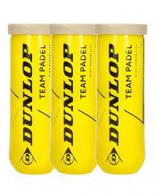 TRIPACK DI BARATTOLI DA 3 PALLINE DUNLOP TEAM PADEL 601553
