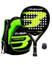 PACK BULLPADEL BLACK DRAGON 4.0, ZAINO BULLPADEL XCOMPACT LTD GIALLO E OVERGRIP