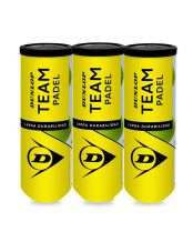 3 BOTES DE BOLAS DUNLOP TEAM PADEL