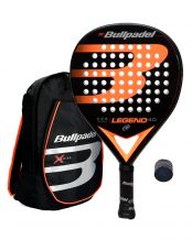 PACK BULLPADEL LEGEND 4.0, MOCHILA BULLPADEL XCOMPACT LTD NARANJA Y OVERGRIP