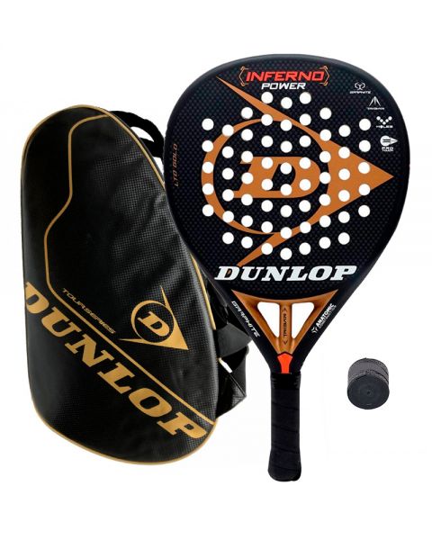 PACKS Pack Dunlop Inferno Gold, Paletero Dunlop Tour Intro Y Overgrip