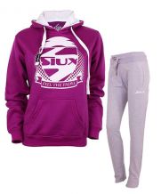 EQUIPACIN SIUX MUJER SUDADERA VIOLETA Y PANTALN GRIS