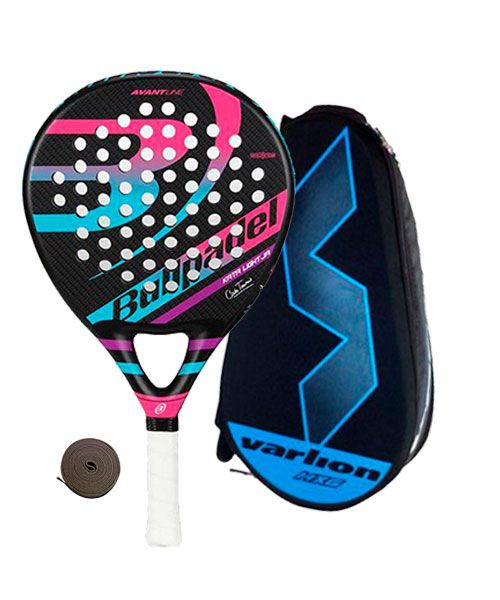 PACK BULLPADEL KATA Y PALETERO VARLION HEXAGON AZUL - PACKS