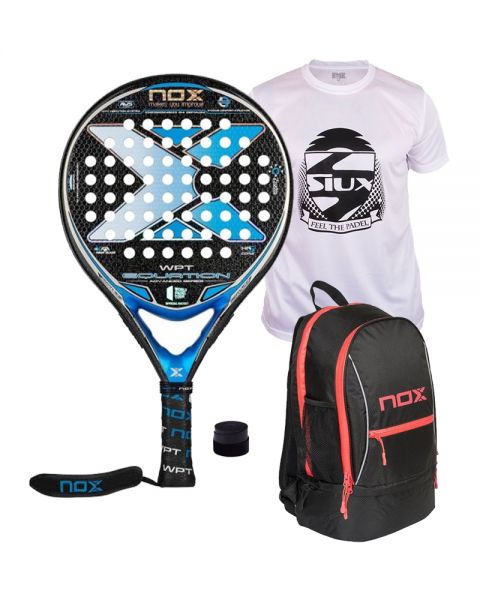 PACK NOX EQUATION WORLD PADEL TOUR EDITION 2021 Y MOCHILA NOX STREET