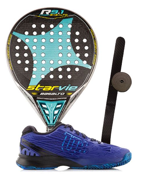 PACK STAR R9.1 BASALTO 2017 Y ZAPATILLAS WILSON