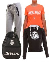 PACK EQUIPACION SIUX MUJER  Y BANDOLERA SIUX S-BAG PLATA