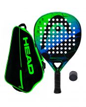 PACK HEAD CHALLENGE BLGR, PALETERO HEAD CORE PADEL COMBI Y OVERGRIP