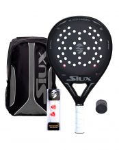 PACK SIUX BLACK CARBON MATE, MOCHILA SIUX FUSION SILVER, PROTECTOR Y OVERGRIP