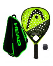 PACK HEAD GRAPHENE 360 ALPHA TOUR, PALETERO HEAD CORE PADEL COMBI Y OVERGRIP