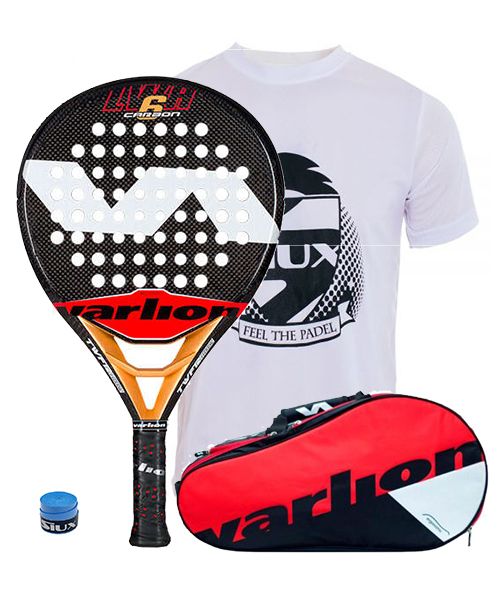 Pack Varlion Lw Carbon Hexagon 6 Paletero Varlion Padel al mejor precio