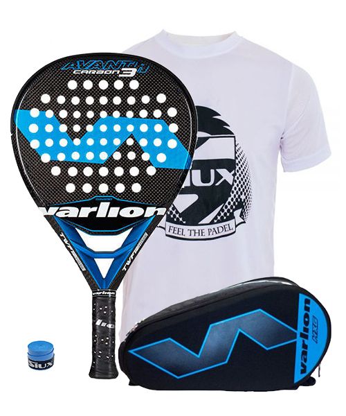 Pack Avant Carbon 3 Y Paletero Varlion Azul| Ofertones pádel