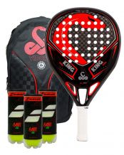 PACK ADIDAS MATCH LTD, SAC DE PADEL ADIDAS CONTROL LIMA ET SURGRIP - PACKS