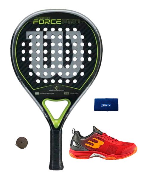 Reina abortar aterrizaje Pack Wilson Carbon Force Pro y Zapatillas Bullpadel Bewer - Gran Oferta  Wilson