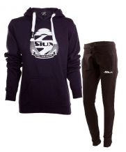 EQUIPACION SIUX MUJER SUDADERA MARINO Y PANTALON NEGRO