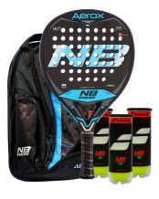 PACK ENEBE AEROX CARBON, MOCHILA ENEBE Y 3 BOTES DE BOLAS