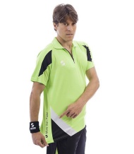 POLO PADEL SOFTEE K3 VERDE NEGRO