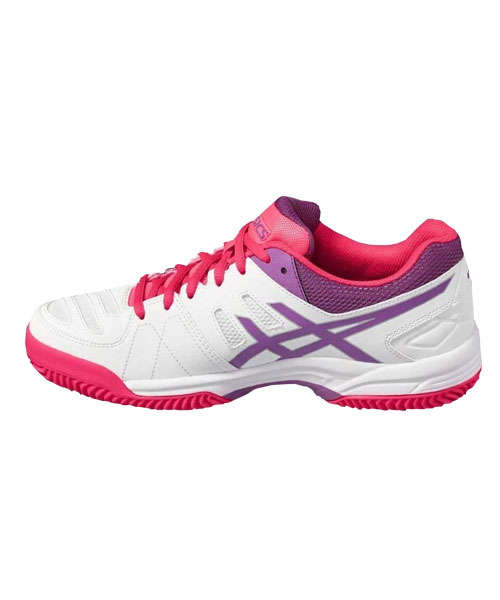 ASICS GEL PADEL PRO SG BLANCO PURPURA E561Y 0136 - SCARPE