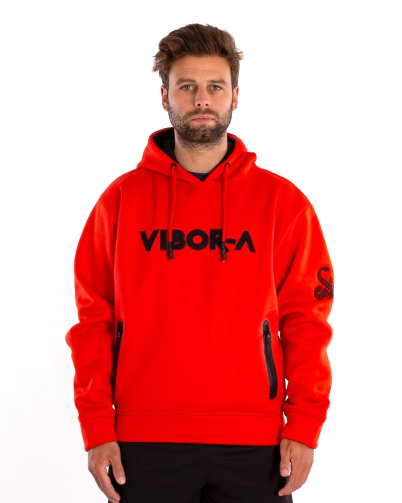 SUDADERA VIBOR-A YARARA ROJO