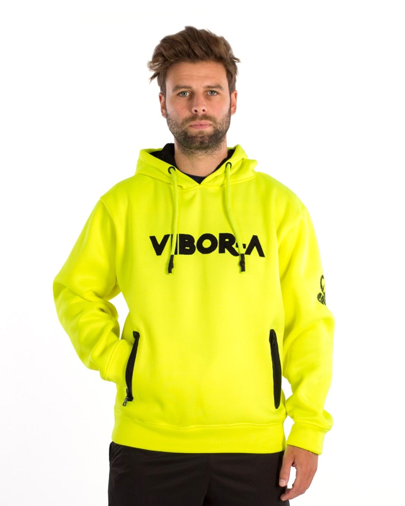 SUDADERA VIBOR-A YARARA AMARILLO FLUOR