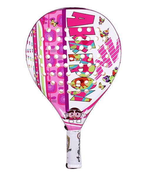 acero Implacable Prestigio Pala de pádel Akkeron Pink X6 para Niñas | Streetpadel