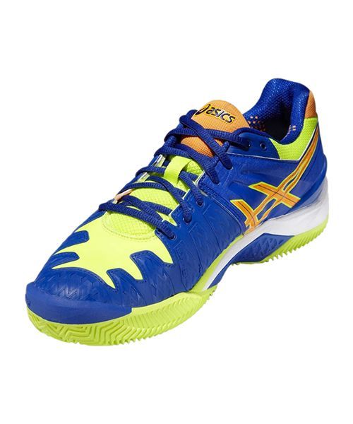 ASICS RESOLUTION 6 CLAY AZUL AMARILLO CHAUSSURES