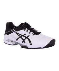 asics gel solution speed 3 clay le negro e804n 9095