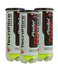 3 BOTES DE 3 PELOTAS TECNIFIBRE PADEL TOUR