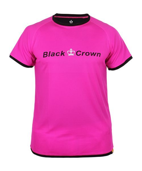 CAMISETA BLACK CROWN X3 FUCSIA NEGRO