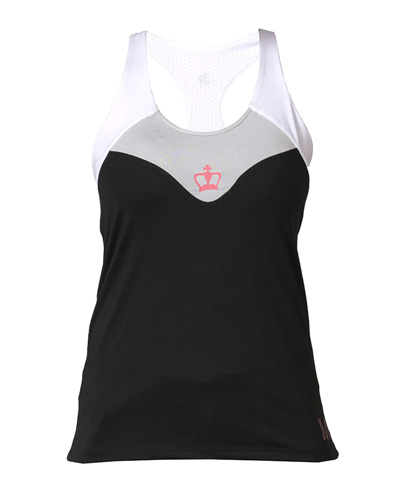 Camiseta de padel mujer Black Crown Lecce azules