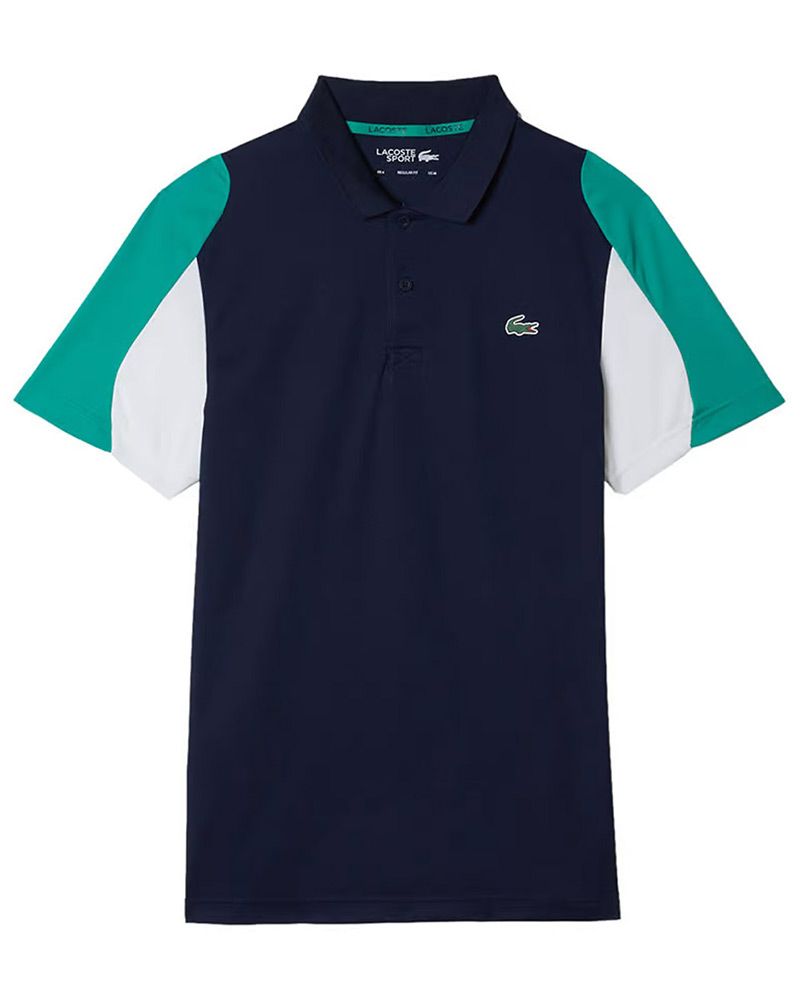 POLO LACOSTE AZUL BLANCO
