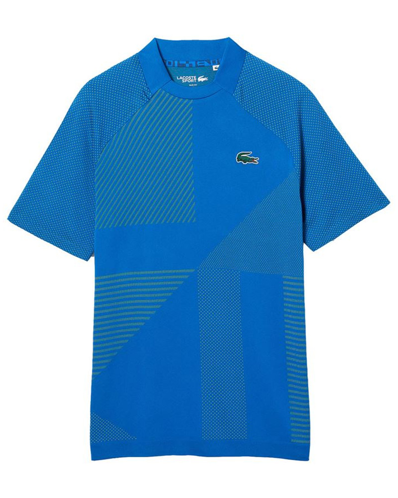 POLO LACOSTE SPORT CORTE SLIM AZUL