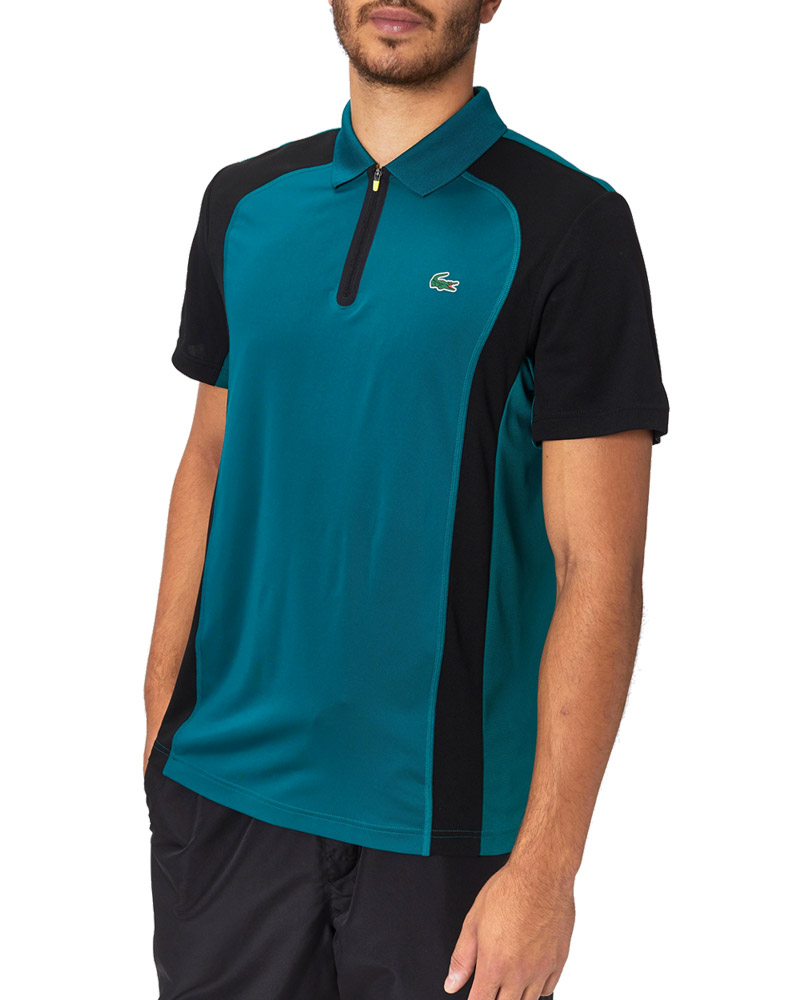 POLO LACOSTE SPORT ULTRA DRY DANUBE NEGRO AZUL