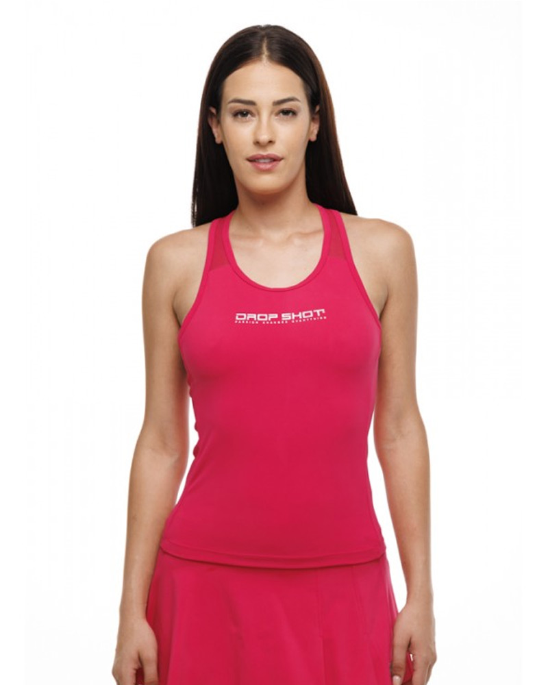 TEXTIL Camiseta Drop Shot Fayna Fucsia Mujer