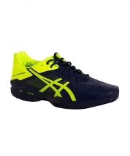 asics gel solution speed 3 clay le negro e804n 9095