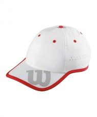 GORRA WILSON BASEBALL HAT BLANCA ROJA